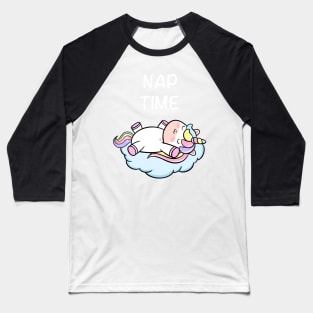 Nap time unicorn Baseball T-Shirt